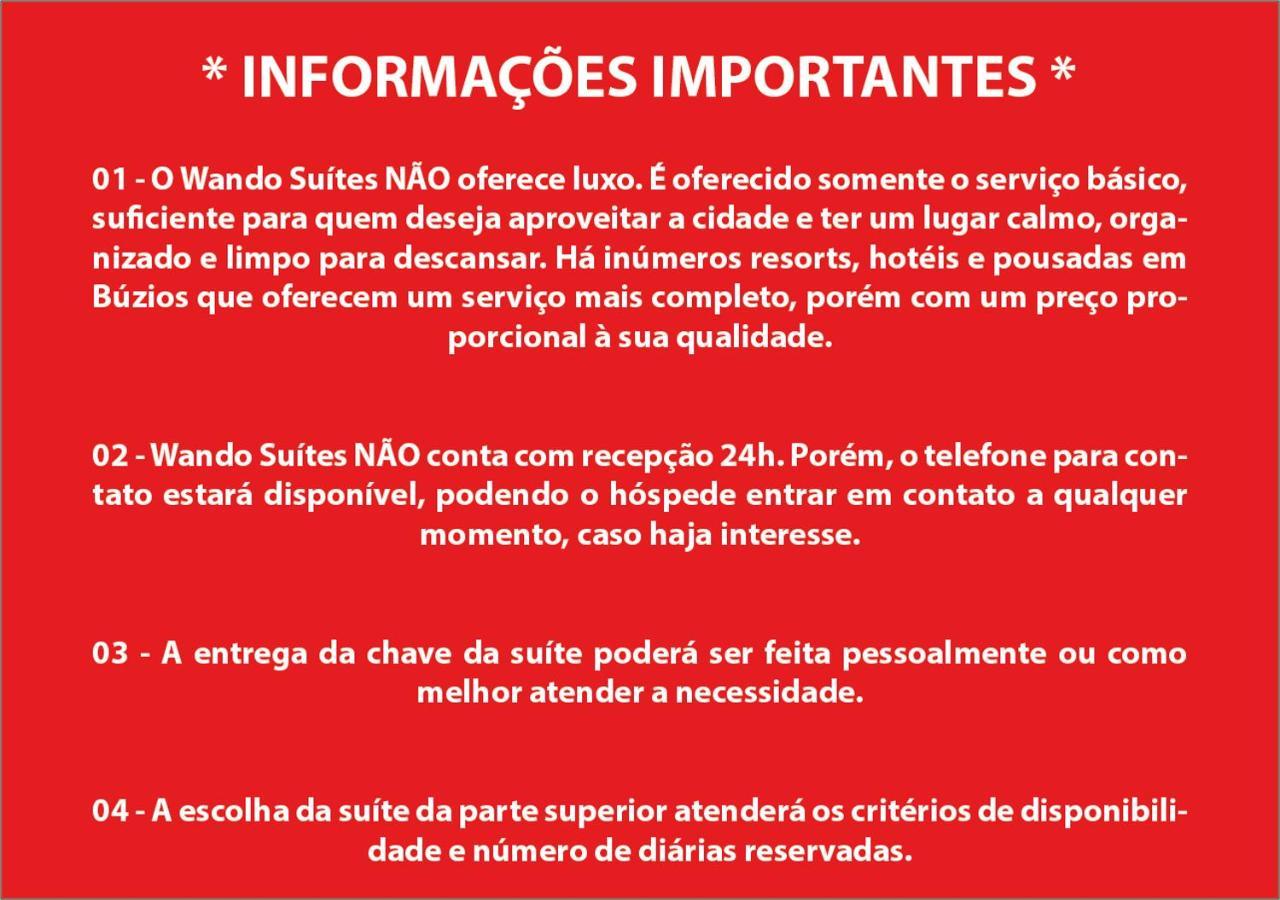 Wando Suites Búzios المظهر الخارجي الصورة